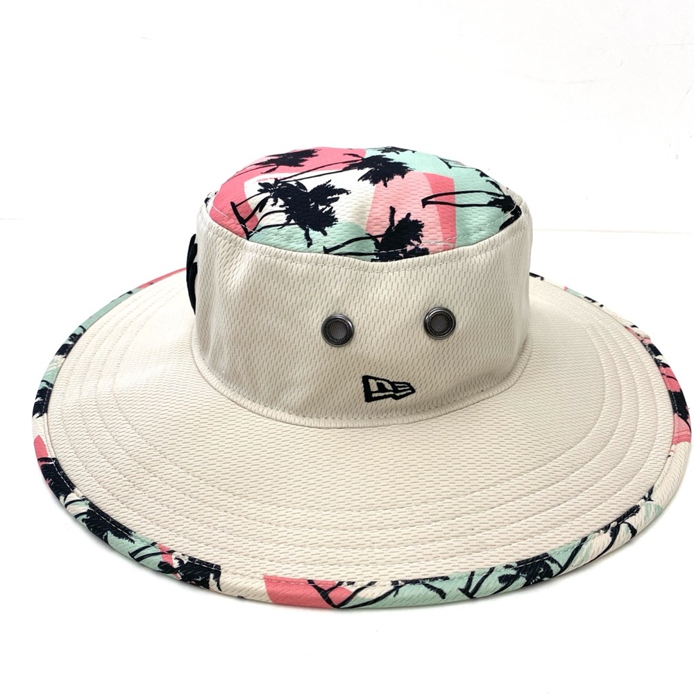 New Era UNISEX New York Yankees Natural Retro Beachin' Bucket Hat - Picture 4 of 9